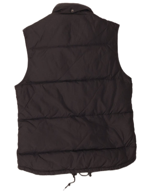 Jigsaw Gilet rembourré pour femme UK 14 Large Noir