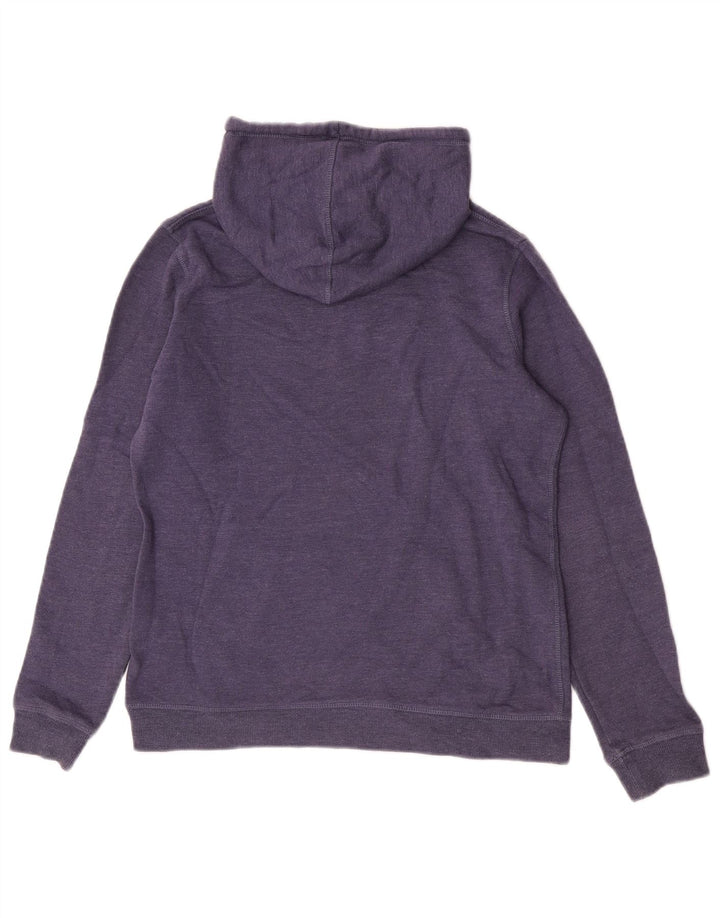 Roxy Pull à capuche graphique pour femme en coton violet moyen