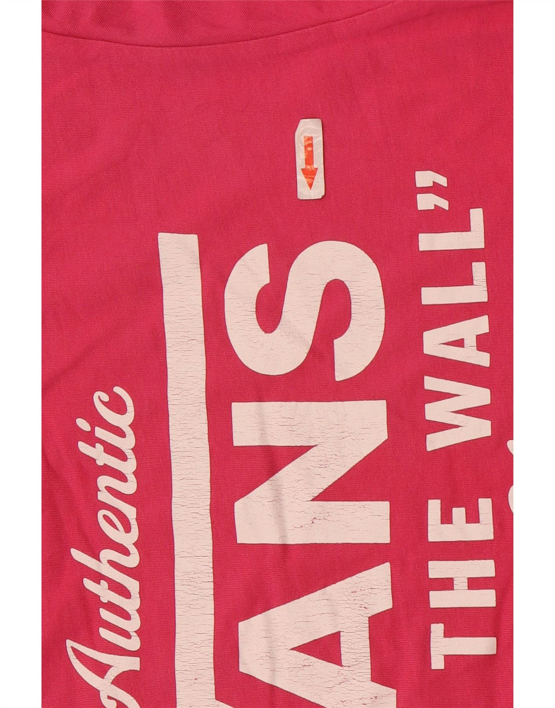 Vans T-Shirt Slim Fit Graphic Homme Rose Moyen