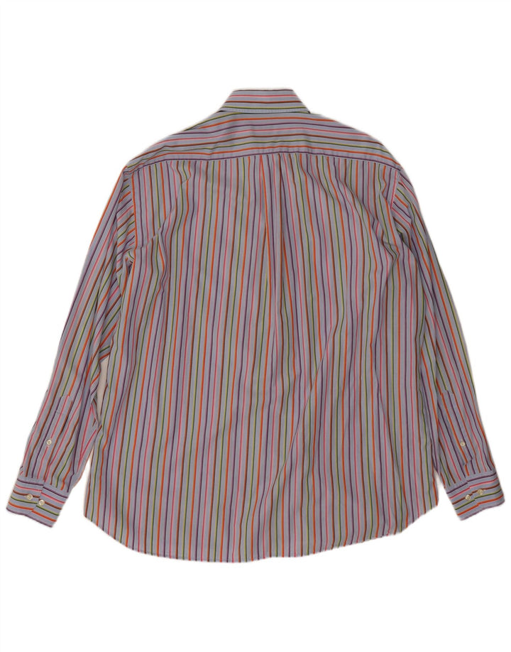 Brooksfield Chemise Homme Taille 43 Grand Coton Rayé Multicolore