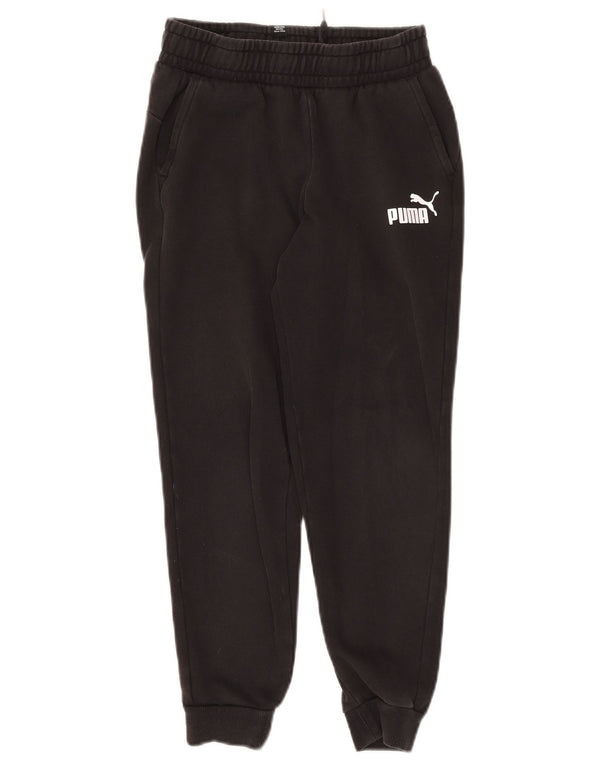 Puma Pantalon de Survêtement Garçon 11-12 ans Noir Coton