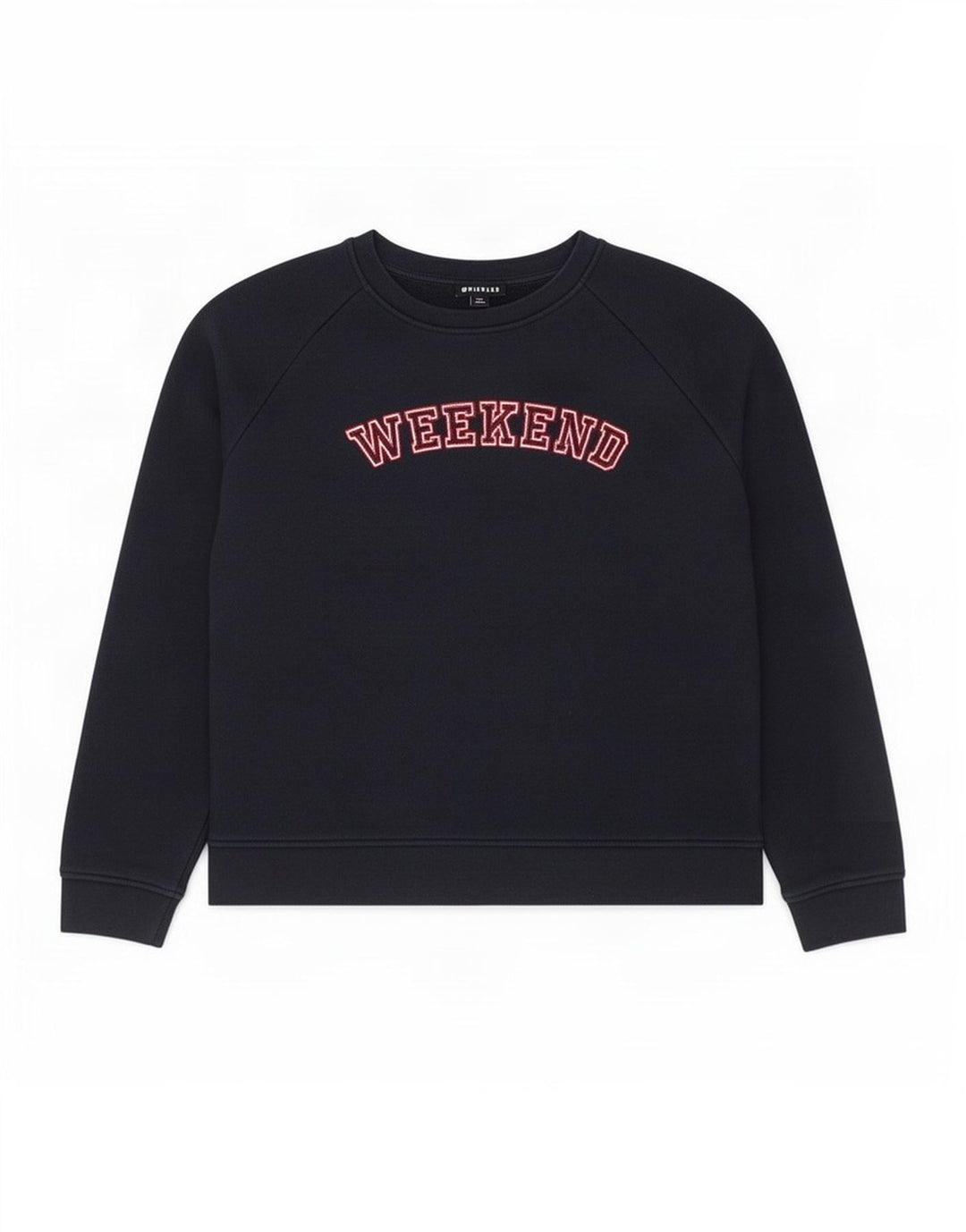 Whistles Weekend Graphic Sweatshirt Jumper UK 14 Bleu marine moyen pour femme