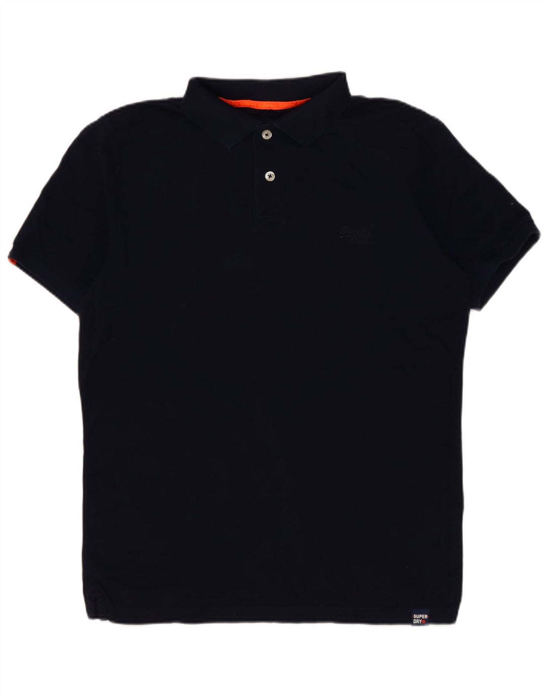 Superdry Polo Homme Petit Bleu Marine Coton