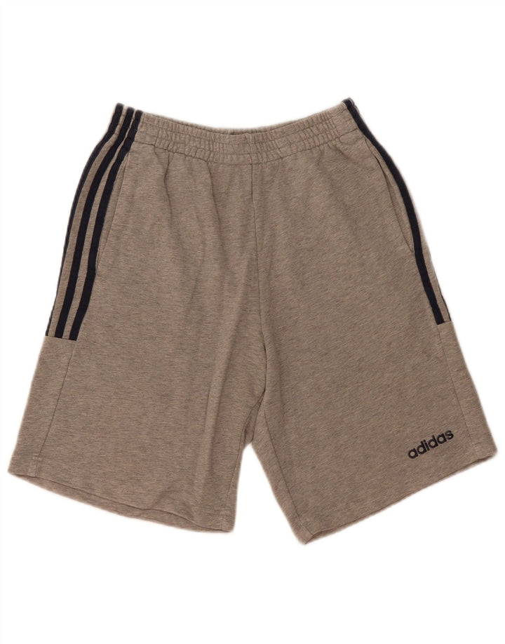 Adidas Short de sport pour homme Petit coton gris