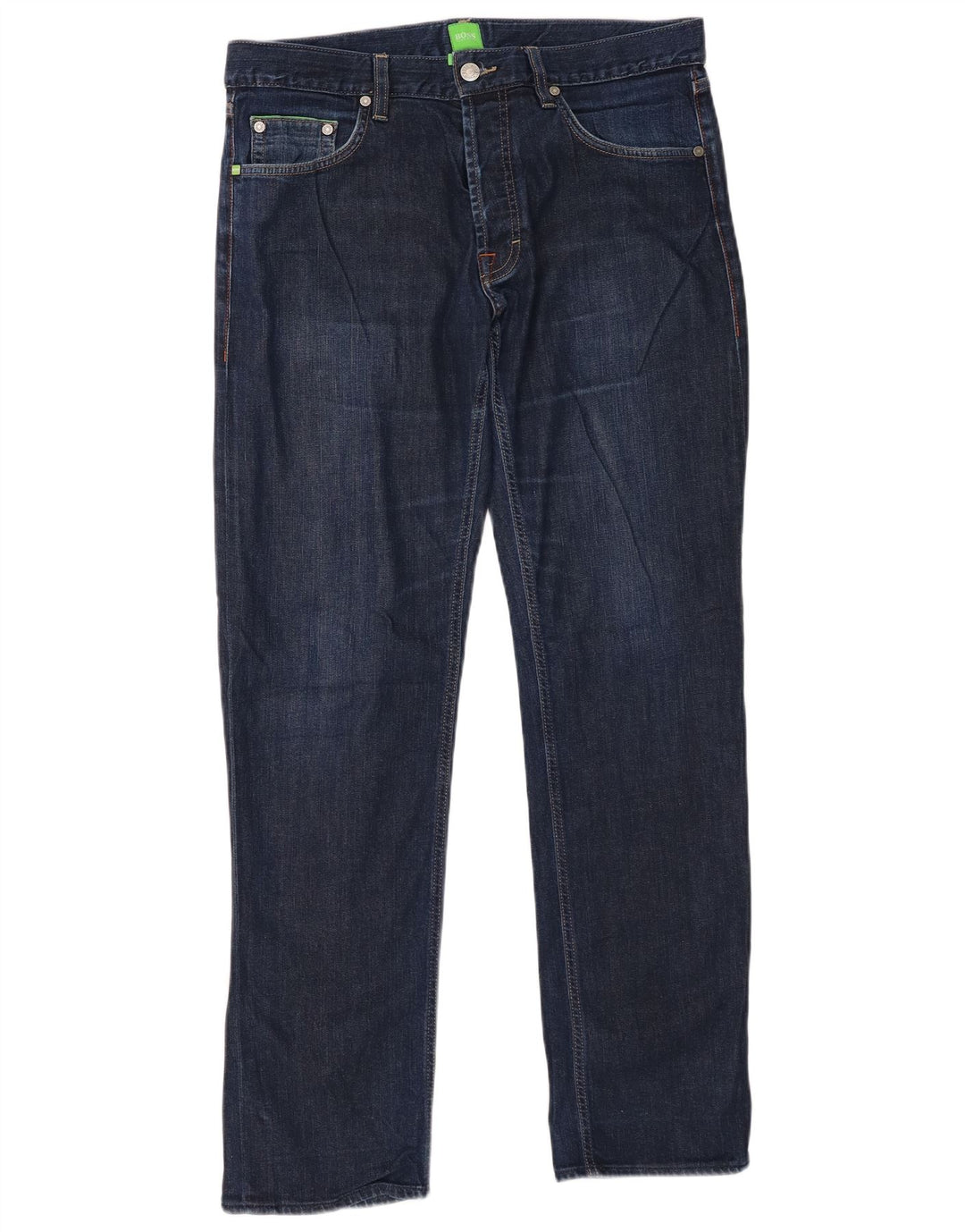 Hugo Boss Jean droit W34 L32 bleu marine pour homme