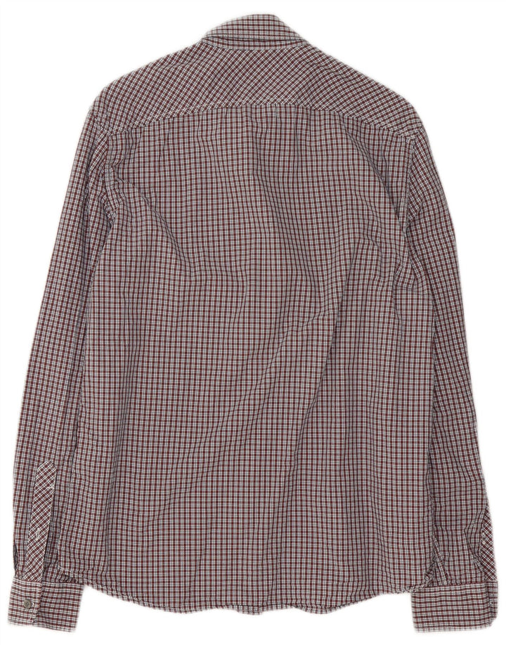 Timberland Chemise Slim Fit Homme Rouge Moyen Vichy