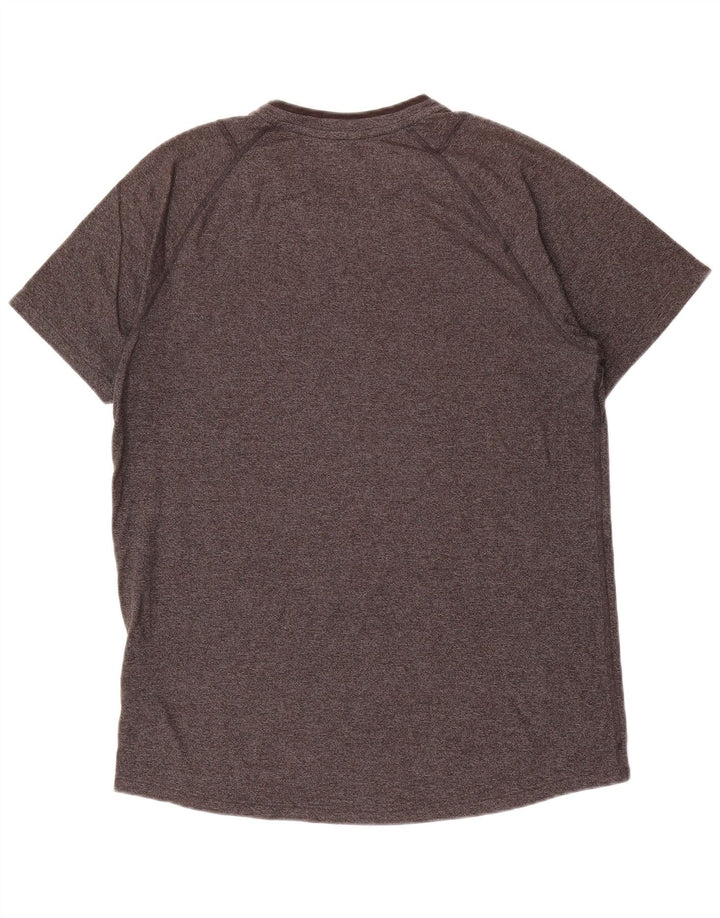 PUMA T-Shirt Graphique Homme Gris Moyen Moucheté Coton