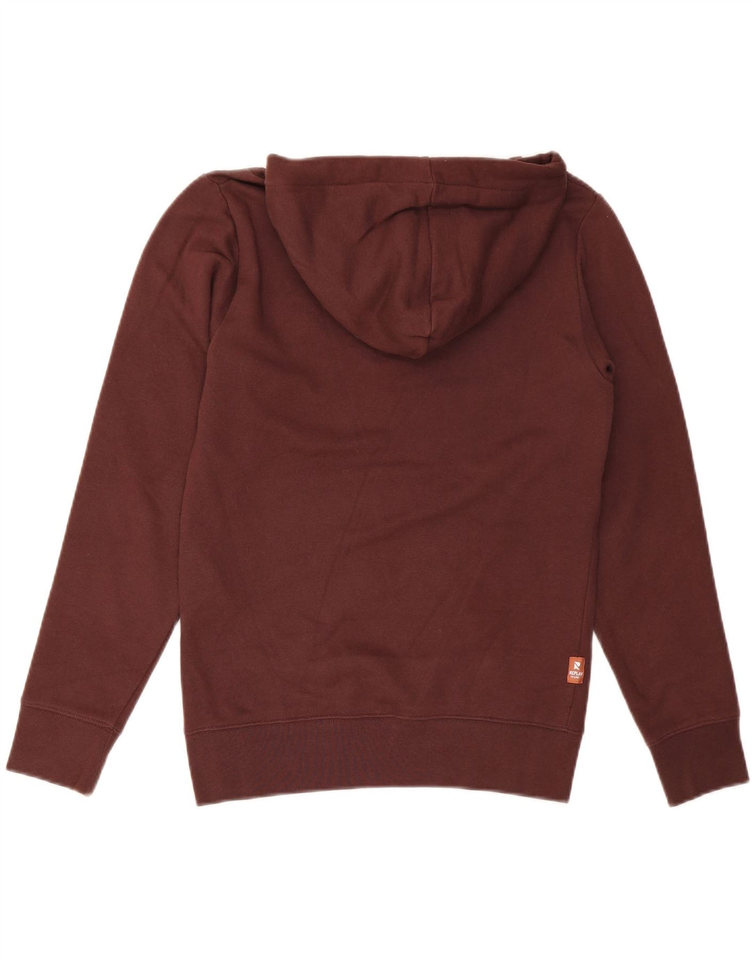 REPLAY Pull à capuche homme petit coton marron