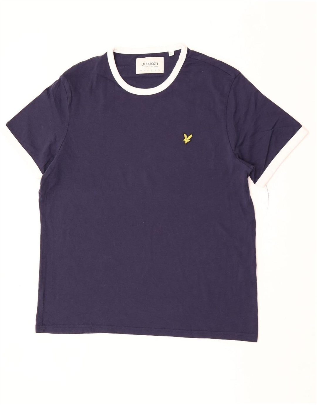 Lyle & Scott T-Shirt Homme Bleu Marine Large Colourblock