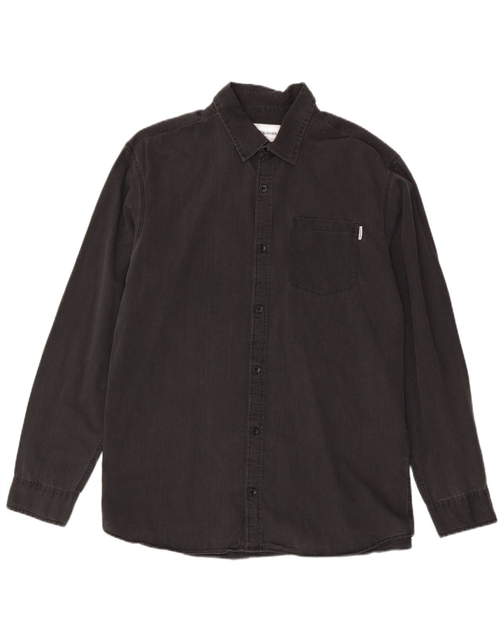 Jack & Jones Chemise en Jean XL Gris Coton Homme