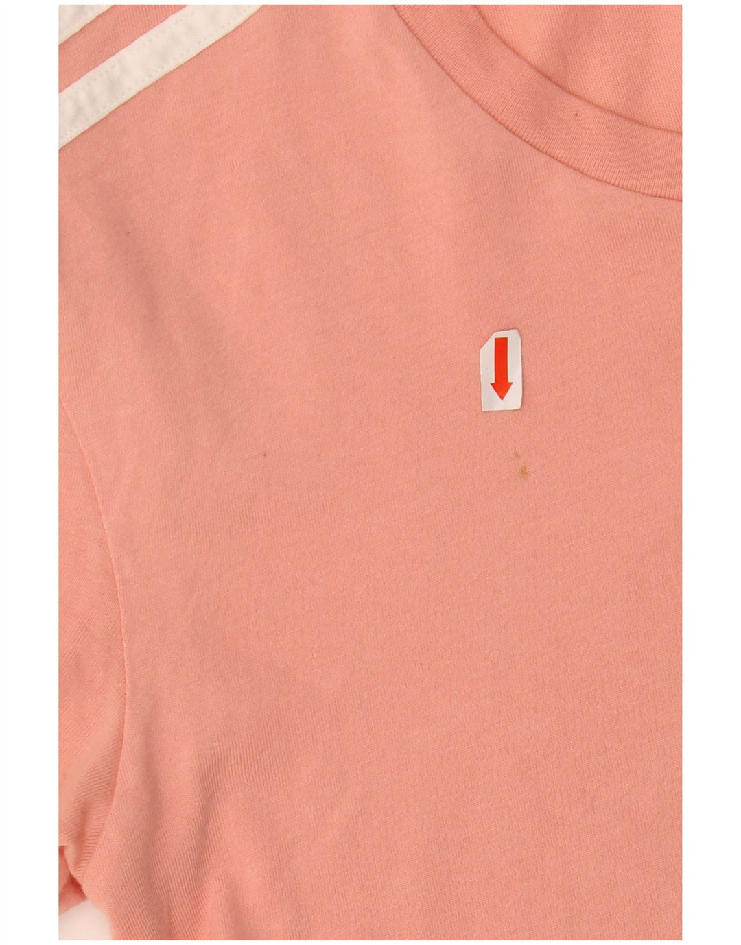 ADIDAS T-shirt court surdimensionné pour femme UK 6 XS Coton rose