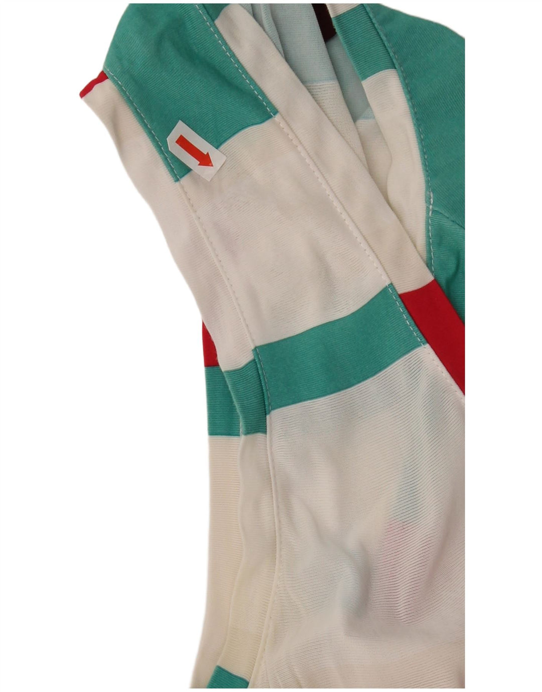 Byblos Robe basique sans manches pour femme UK 10 Petites rayures multicolores