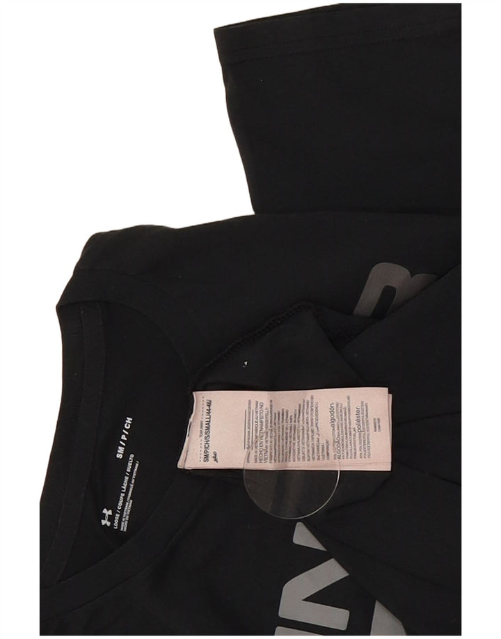 Under Armour T-Shirt Graphique Homme Petit Noir Coton