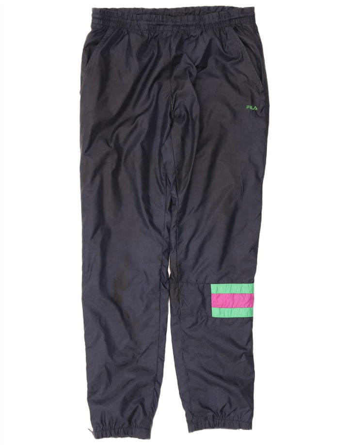Fila Pantalon de survêtement pour homme IT 48 Bleu marine moyen Colourblock