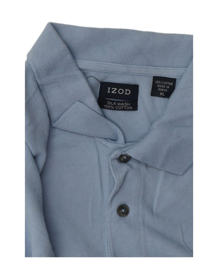 IZOD Polo Homme XL Bleu Coton