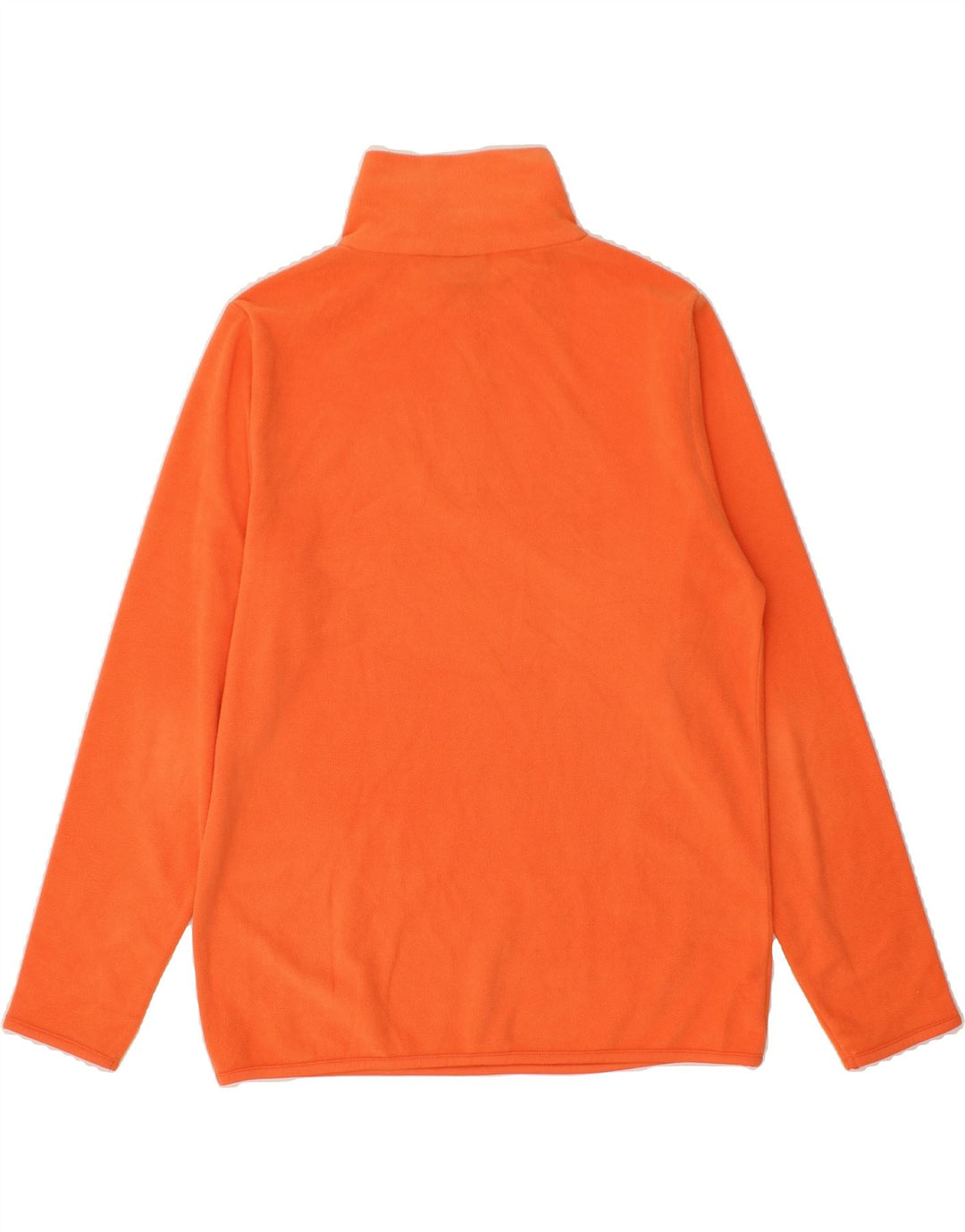 LOTTO Mens Zip Neck Fleece Jumper Medium Orange Polyester Vintage Lotto and Second-Hand Lotto from Messina Hembry 