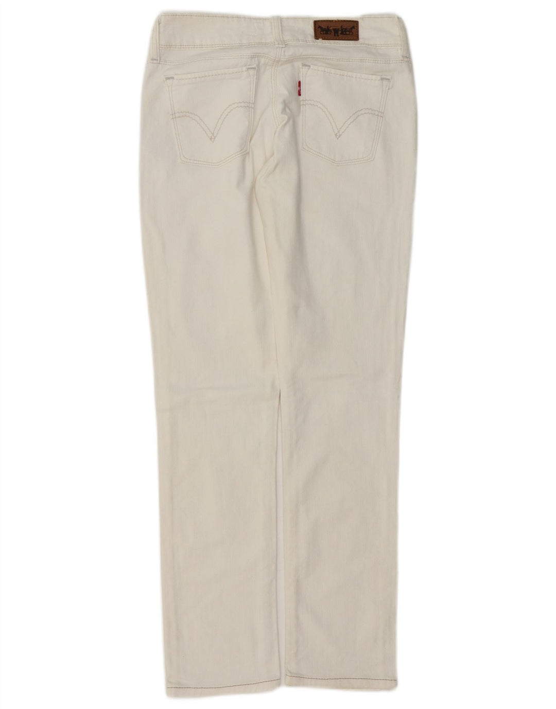 Levi's Jean Slim 571 Femme W28 L30 Coton Blanc