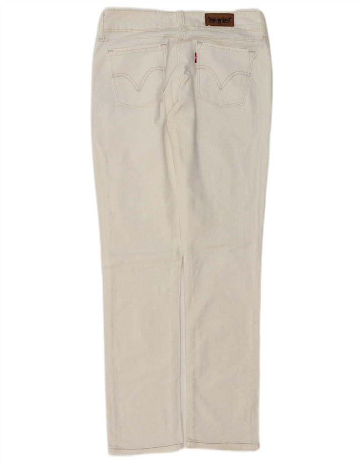 Levi's Jean Slim 571 Femme W28 L30 Coton Blanc