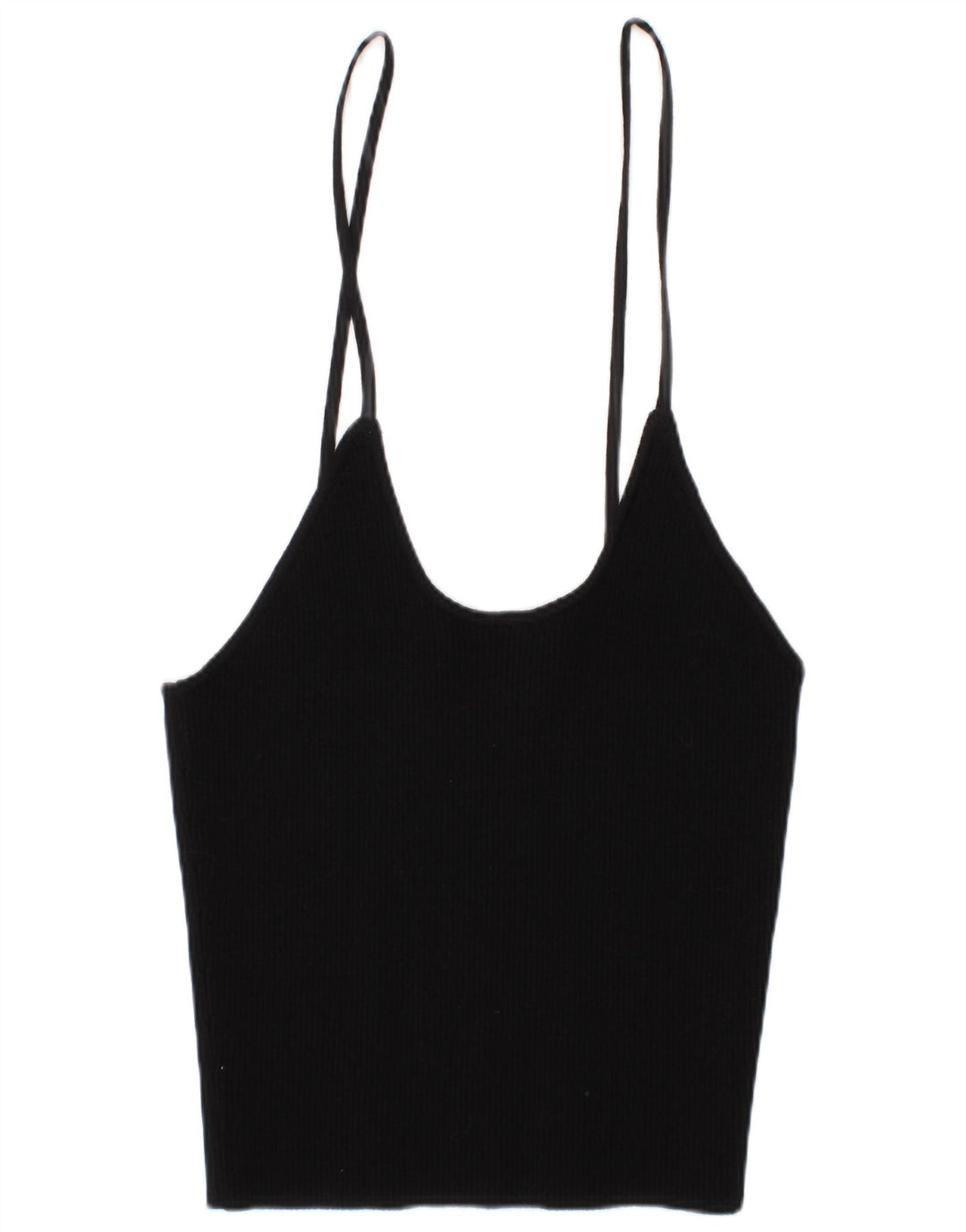 Zara Femme Cami Top UK 10 Petit Noir