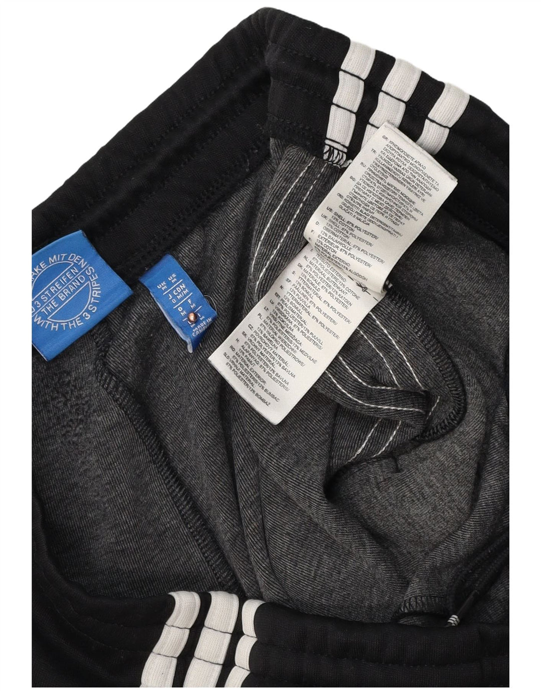 ADIDAS Pantalon de survêtement pour femme Joggers UK 12 Medium Noir Polyester