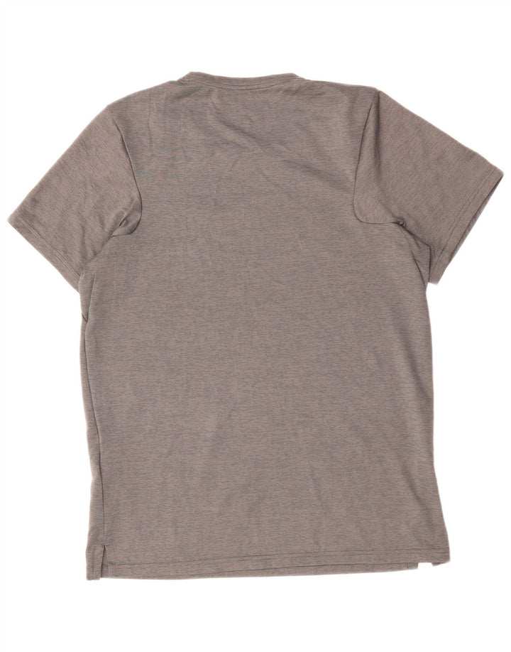 NIKE T-shirt Dri Fit pour hommes, petit, gris, polyester