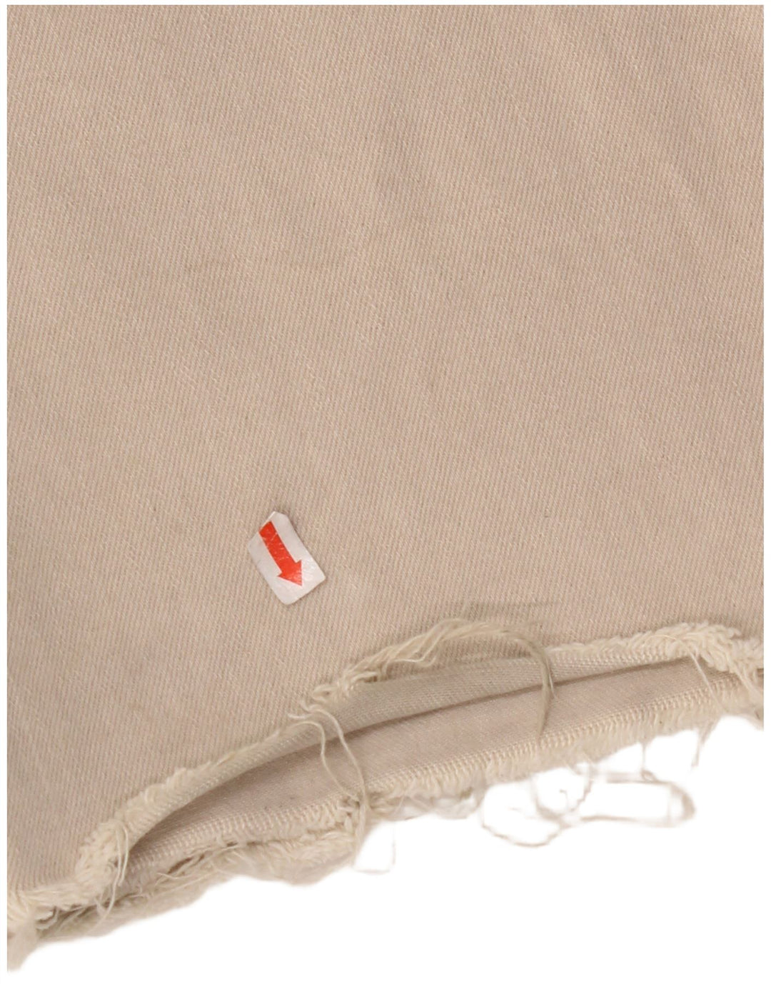 ZARA Femme The Marine Jean Large Taille Haute EU 34 2XS W24 L29 Beige