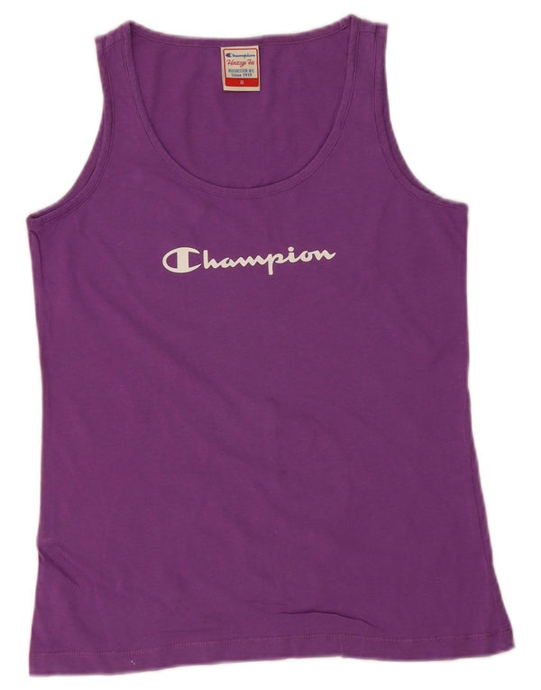 Champion Débardeur graphique Heritage Fit pour femme UK 12 Violet moyen