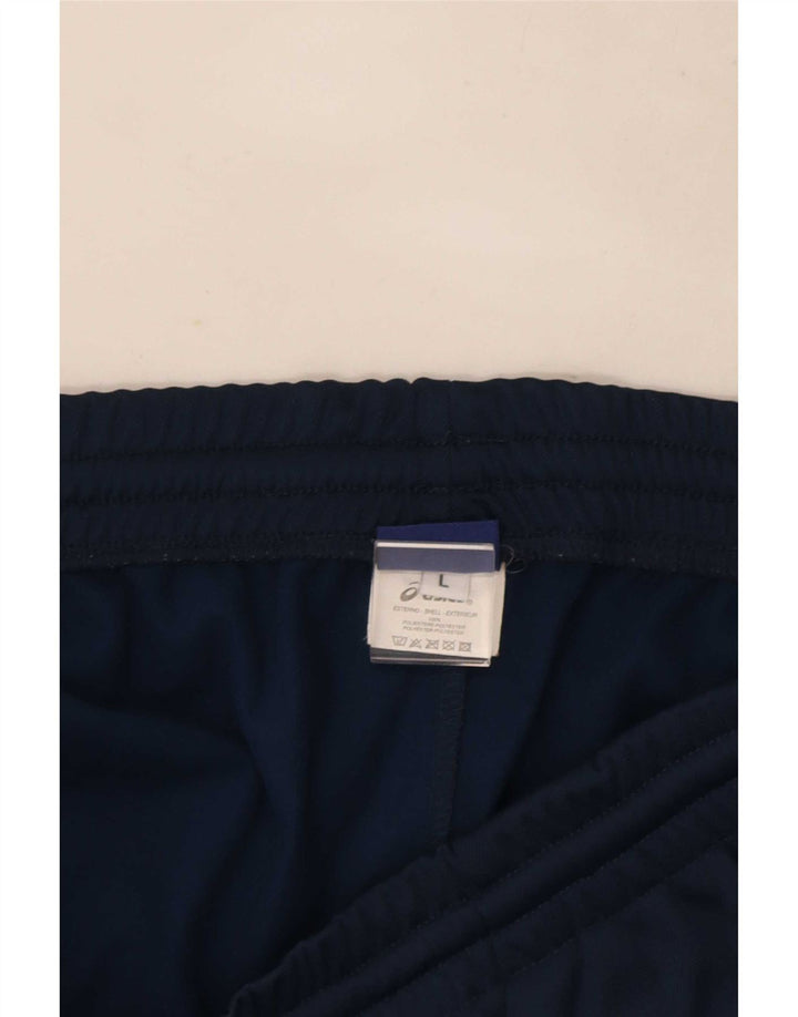 Asics Pantalon De Survêtement Homme Large Bleu Marine Polyester