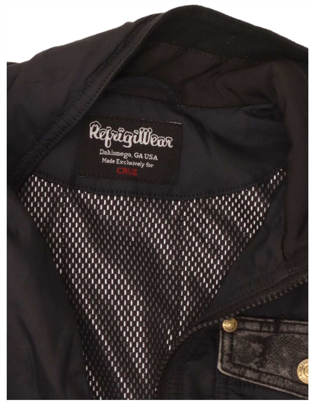 Refrigiwear Veste Bomber Cruz Garçon 13-14 Ans Noir