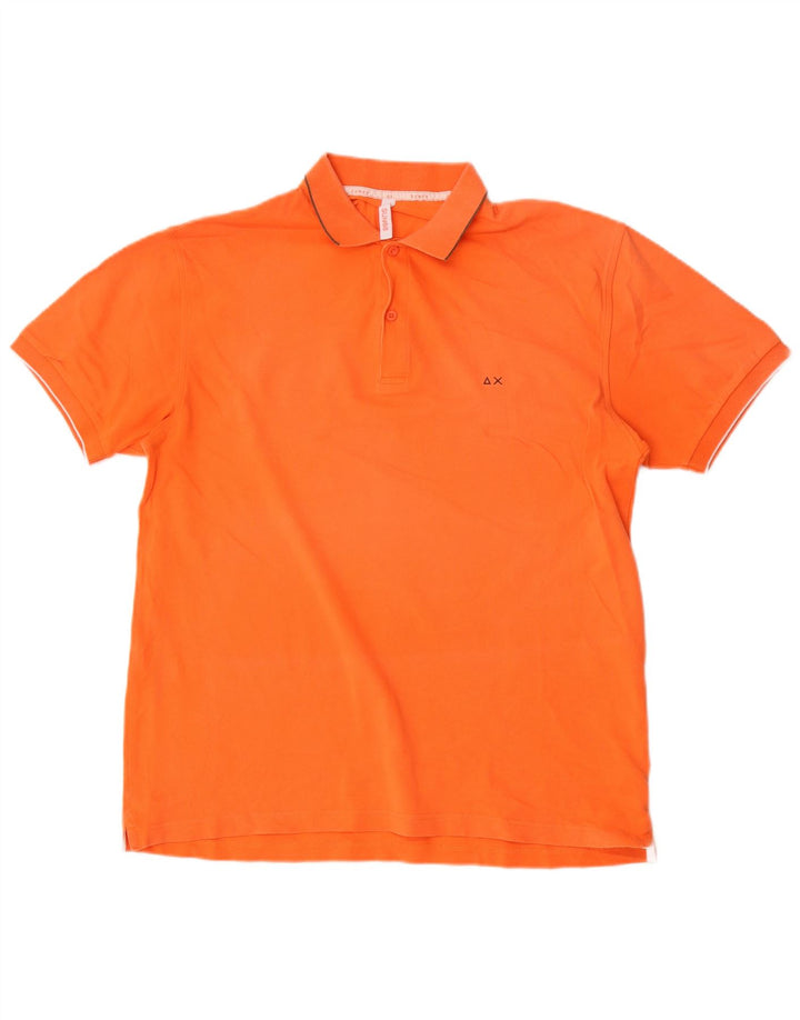 Sun68 Polo Homme 2XL Orange Coton