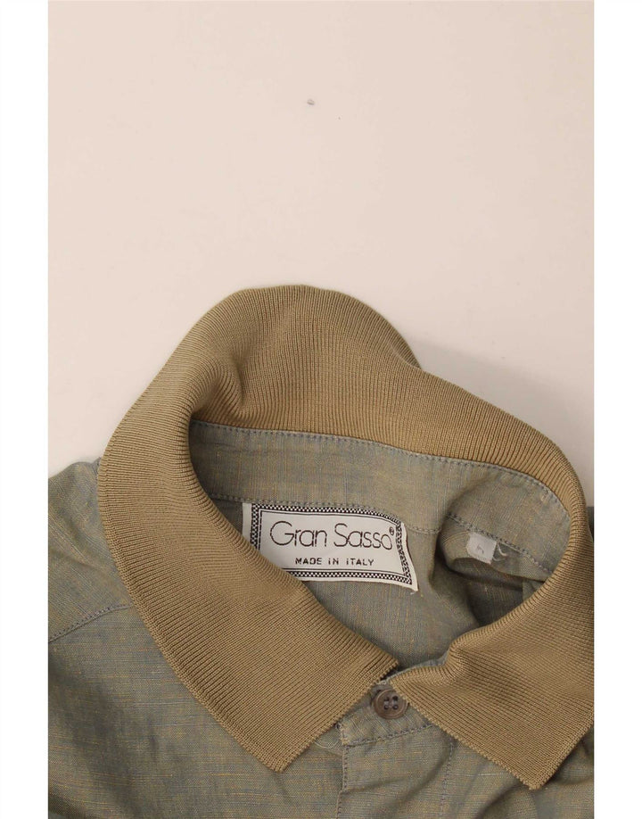 Gran Sasso Chemise à manches courtes pour hommes XL Kaki