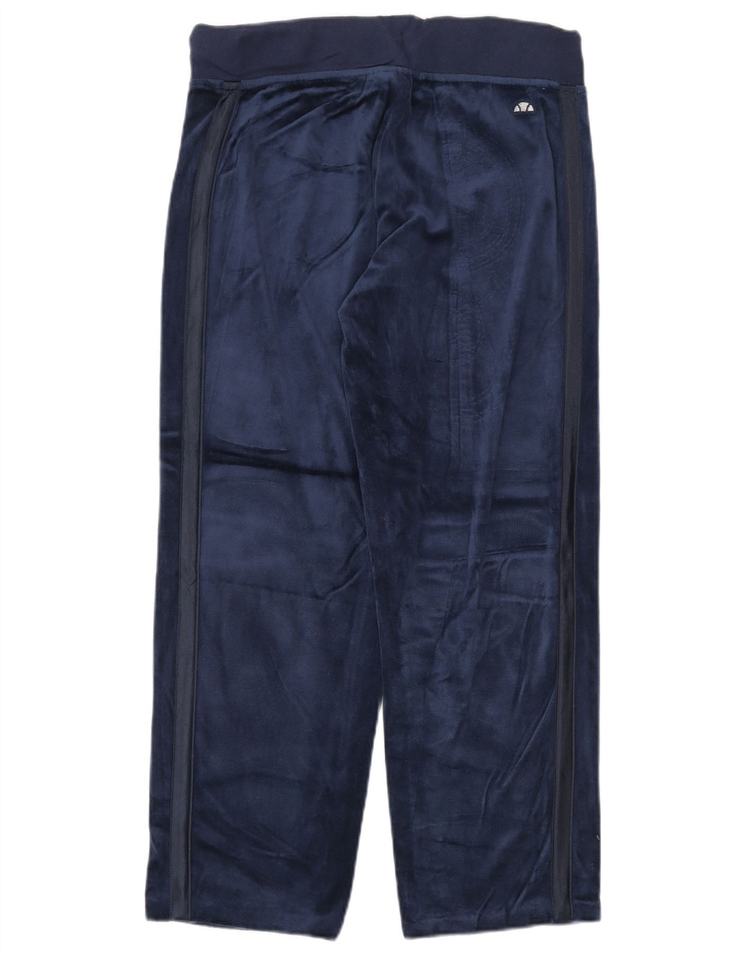 ELLESSE Pantalon de survêtement en velours pour femme UK 18 XL Bleu marine