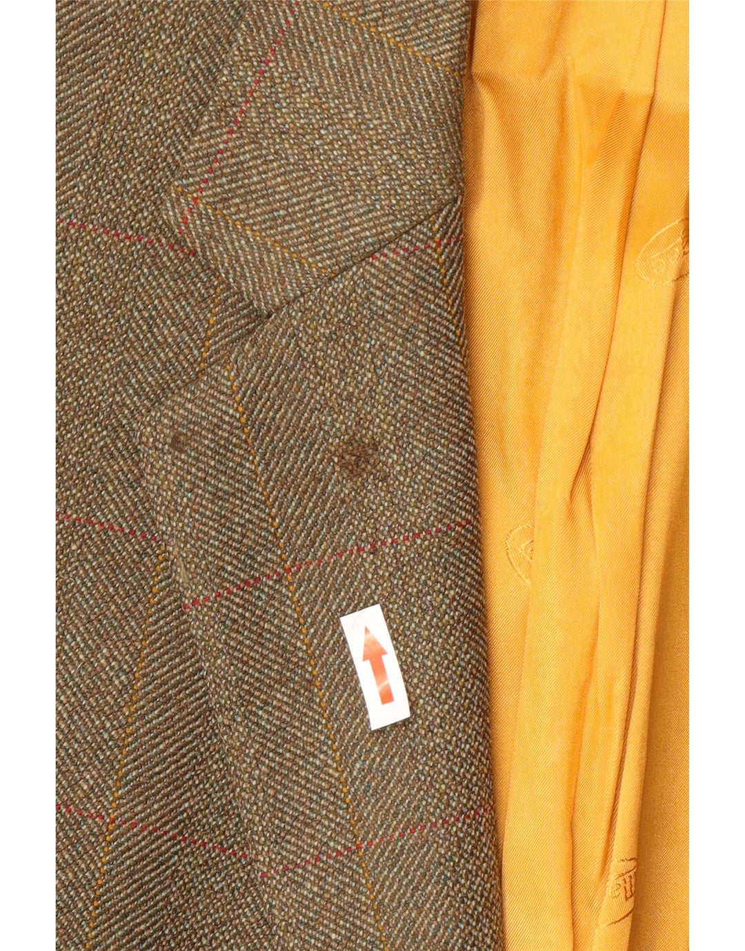 Magee Veste blazer à 2 boutons pour homme UK 42 XL en laine à carreaux marron