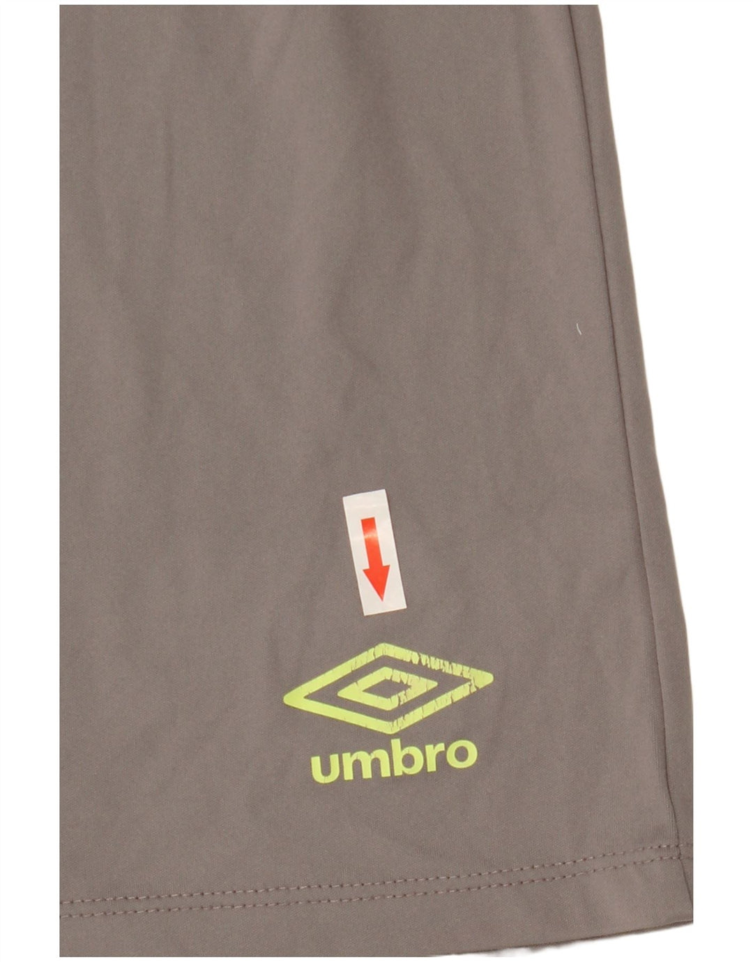 Umbro Short de sport pour femme UK 8 Small Gris Polyester