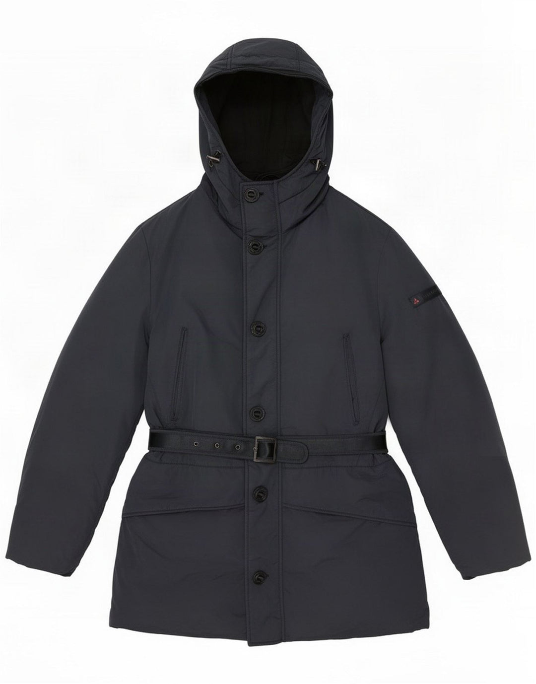 PEUTEREY Veste matelassée à capuche pour femme UK 22 3XL Bleu marine Polyester