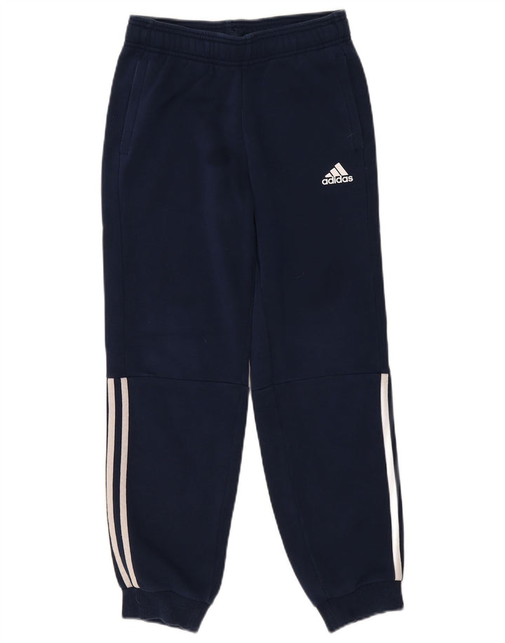 ADIDAS Pantalon de Survêtement Garçon Joggers 11-12 ans Bleu Marine Coton