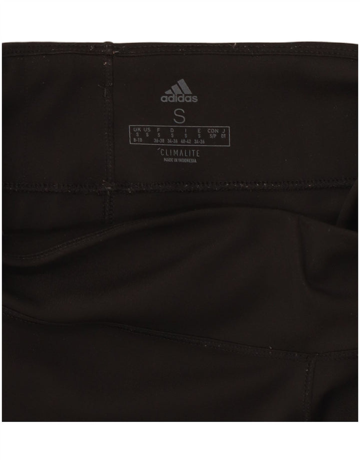 Adidas Climalite Leggings UK 8/10 Petit Noir Polyester