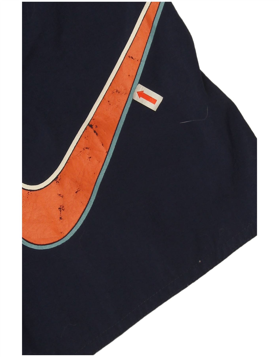 Nike Short de sport graphique pour homme en nylon bleu marine Taille L
