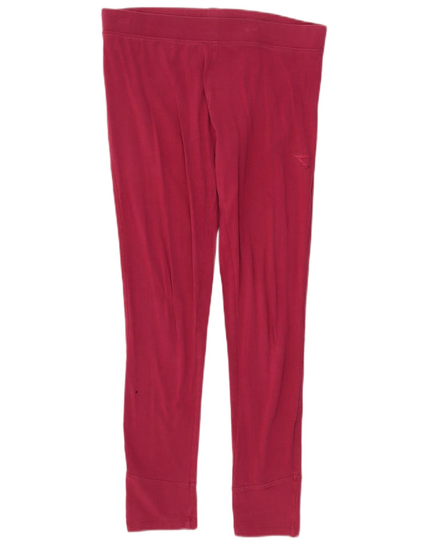 Diadora Leggings Femme UK 14 Large Rouge