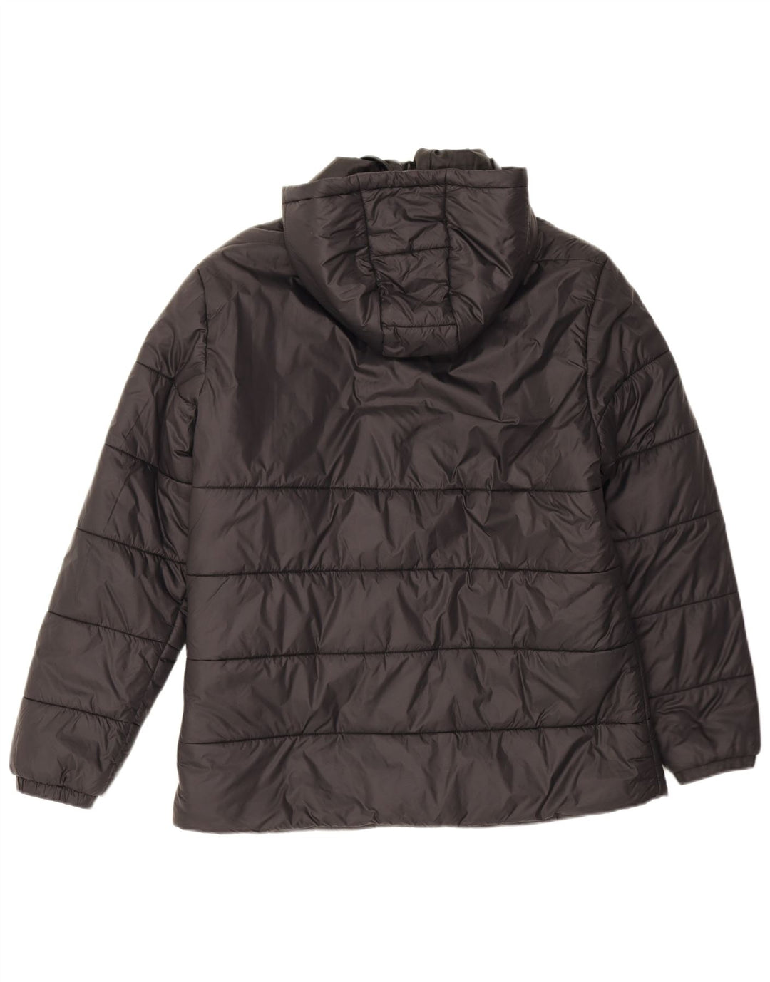 Puma Veste rembourrée à capuche pour homme UK 40 Large Gris Polyester