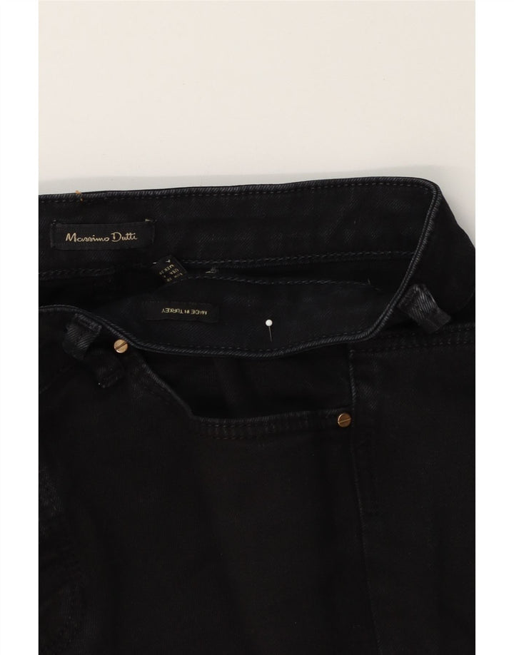 MASSIMO DUTTI Womens Slim Jeans EU 38 Small W28 L30 Black Cotton Vintage Massimo Dutti and Second-Hand Massimo Dutti from Messina Hembry 