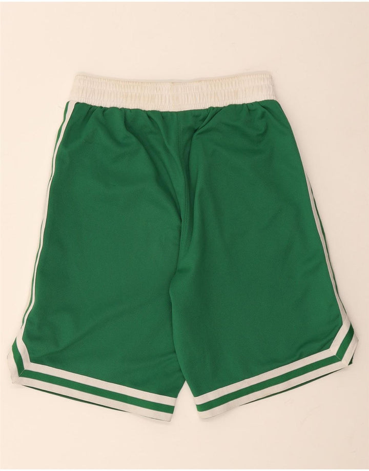 Adidas Short de sport Boston Celtics pour homme Petit Vert Colorblock Polyester