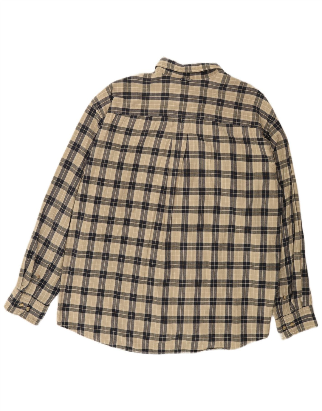 Timberland Chemise en flanelle XL pour homme en coton à carreaux beige
