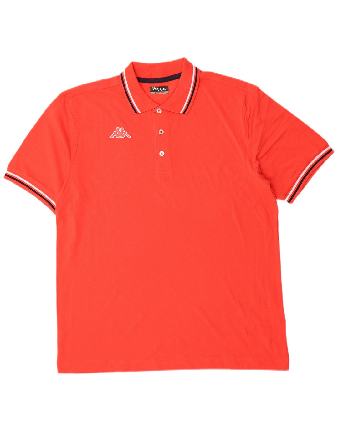 KAPPA Polo Homme Grand Rouge Coton