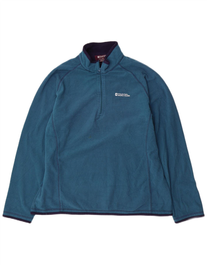 MOUNTAIN WAREHOUSE Pull polaire à col zippé pour femme UK 20 2XL Bleu Polyester