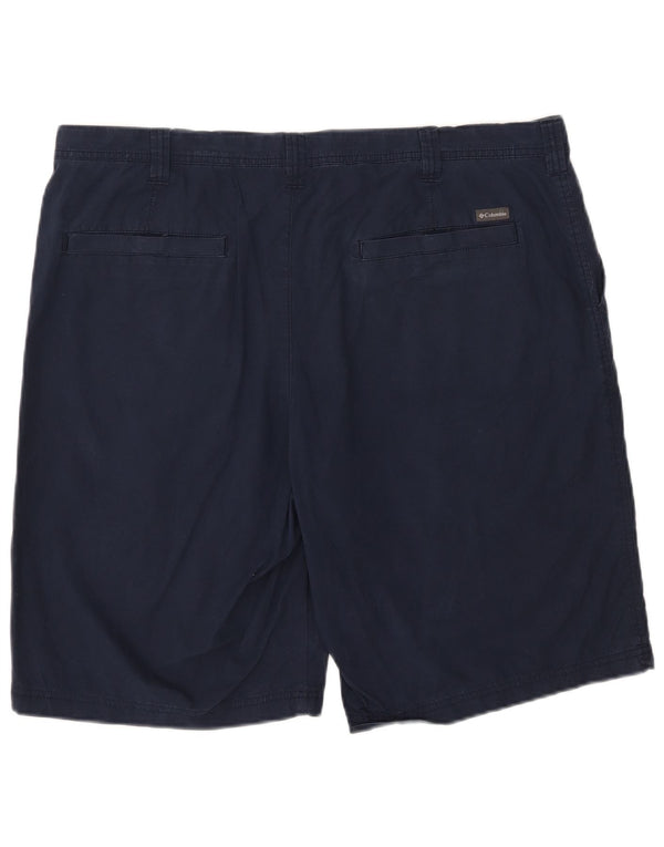 Columbia Short Chino Homme W40 XL Bleu Marine Coton