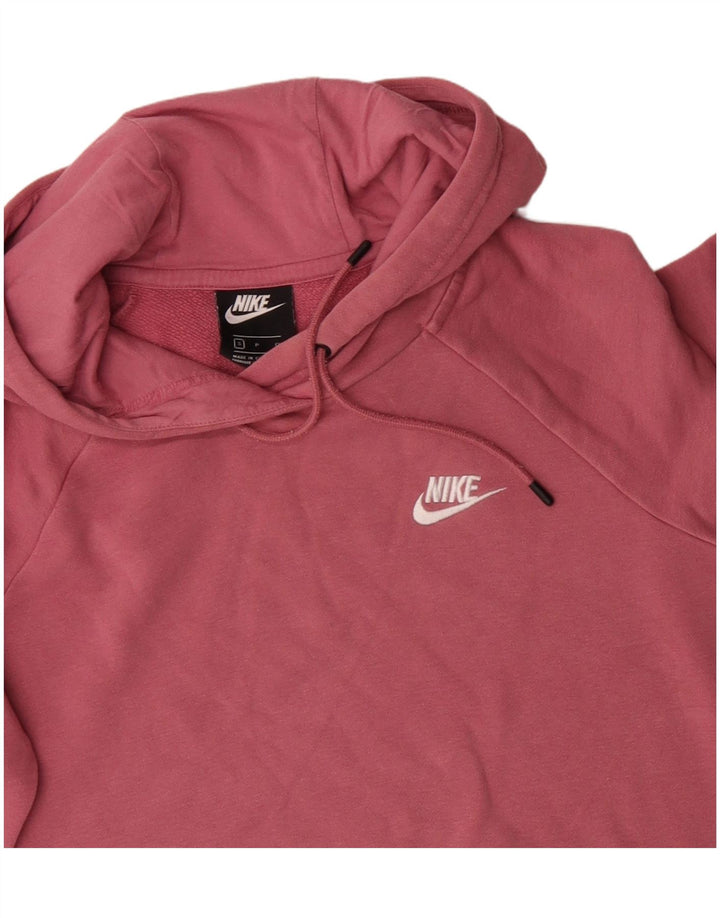Nike Pull à capuche surdimensionné pour femme UK 10 Petit coton rose
