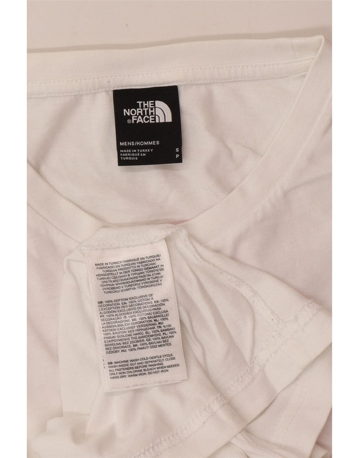 THE NORTH FACE T-shirt graphique pour hommes, petit, en coton blanc