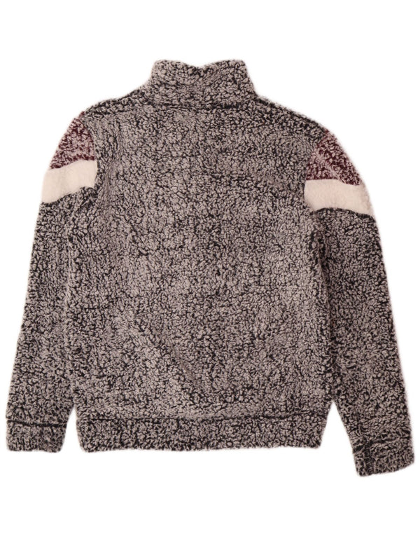Lotto Womens Fleece Jacket UK 18 XL Grey Colourblock Polyester