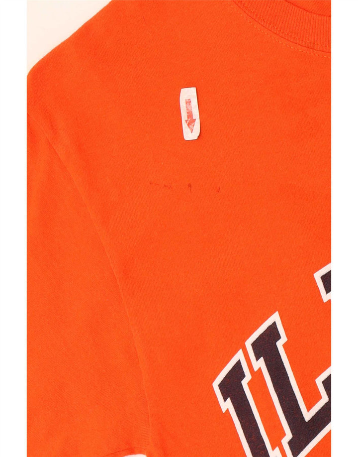 Champion T-Shirt Graphique Illinois Homme Petit Orange